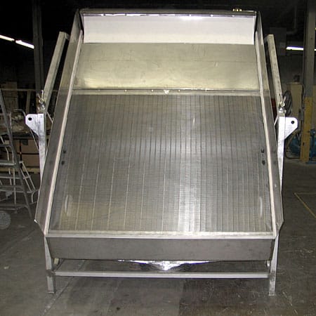 Example of a static sieve