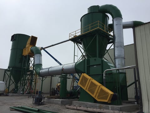 Large Dust Collection System