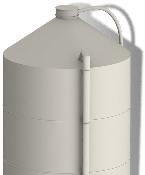 Silo for ingredient storage and handling