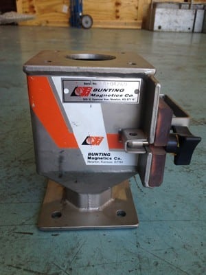 Bunting low profile, self-cleaning hopper magnet for sale