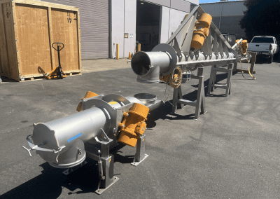 Used Vibratory Conveyor From Dairy Application Disassembled