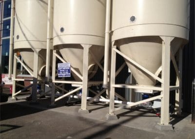 MicroBrewery Silos lined up