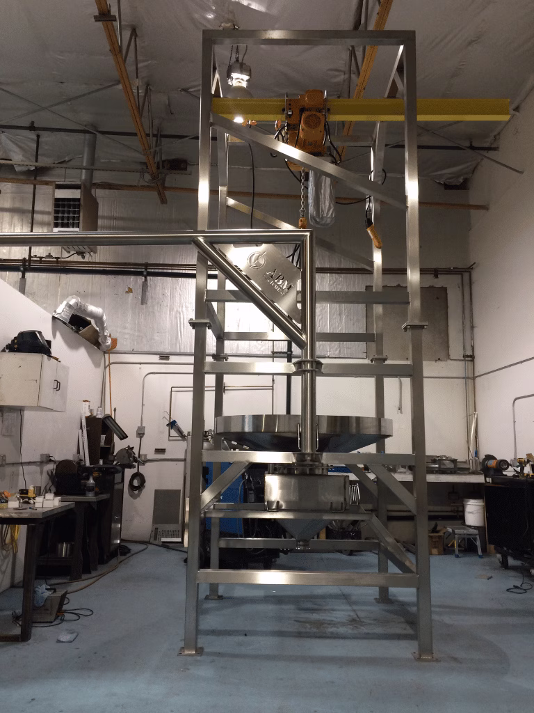 Stainless-Bulk-Bag-Unloader Stainless Bulk Bag Unloader