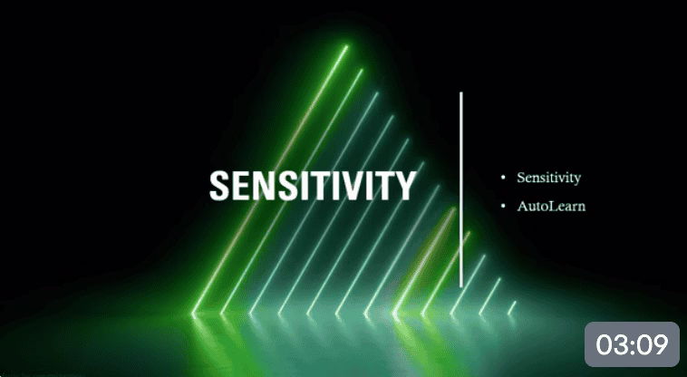 Title screen for sensitivity adjustments on eagle x-ray (1)