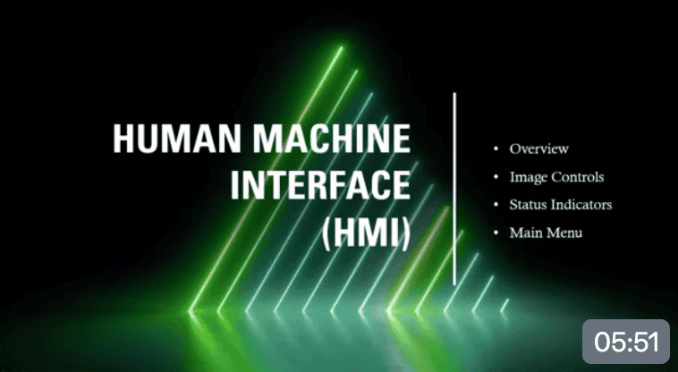 Title screen of HMI tutorial for eagle x-ray